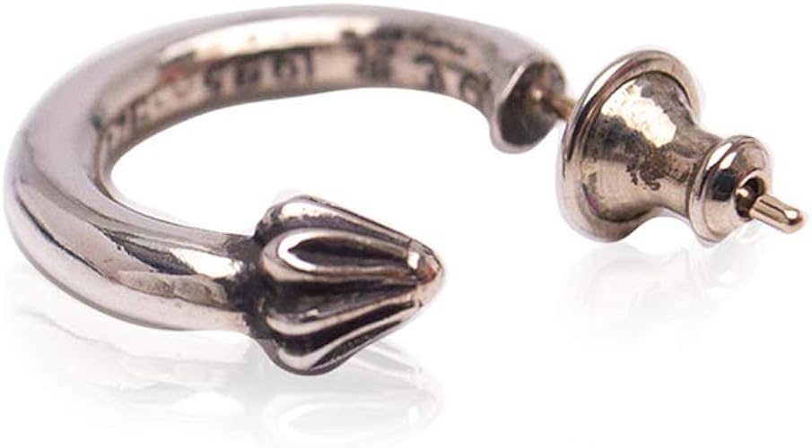 Amazon クロムハーツ ピアスプレーンフープイヤリング バングル 通販