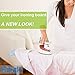 Petask Ironing Board Cover and Pad, Silicone Coated Resists Scorching and Staining Ironing Board Pads with Elastic Edges, 15
