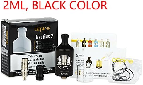 AspÎre NautÎlus 2 TǞnḰ AtomÎzer With BṼC 1.8 oḣm CòÎLs Black