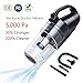 Holsea Car Vacuum Cleaner, 5000Pa 80W DC 12V Portable Handheld Vacuum Cleaner for Car, Patented Triple-Filtering System, Stainless Steel Filter, 16.4ft Power Cord with a Bag