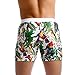 Taddlee Men Swimwear Swimsuits Flower Print Surf Board Boxer Shorts Trunks Long (L,XF83)