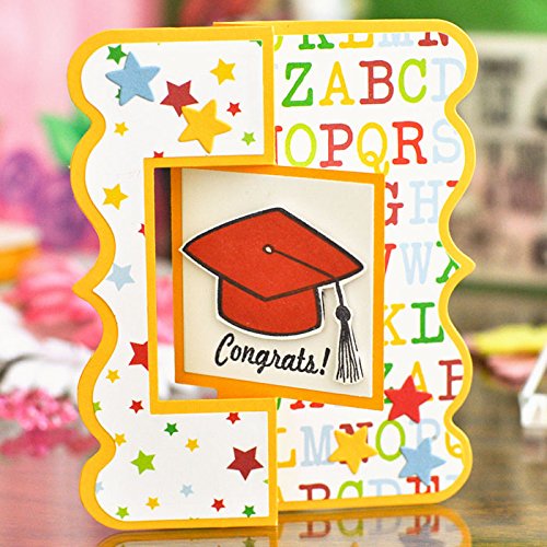 The Stamps of Life Graduation Stamps and Dies Combo Pack for Card Making Scrapbooking by Stephanie Barnard - Graduation2Celebrate and Graduation Dies