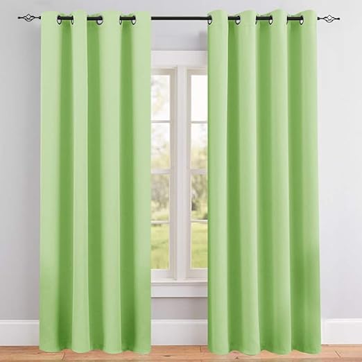 Amazon Com Vangao Room Darkening Curtains 95 Inches Length Window