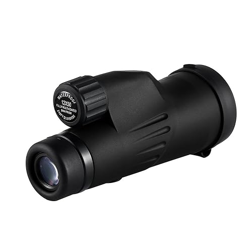 Bird Watching Polaris Optics Monocular Explorer High Powered 12X50 Bright  And Single