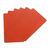 Meccanjckty 40 Color PVC ID Badge Cards, CR80 15Mil
