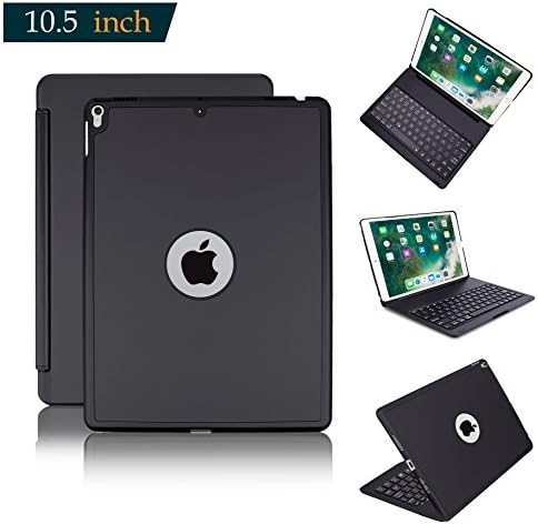 ARIMOOZ iPad Pro 10.5 Case, Multi-Functional Smart Auto Wake &amp; Sleep keyboard,Slim Shell Protective Cover with Wireless Bluetooth Keyboard for apple Pro 10.5 (A1701/A1709) (Black)