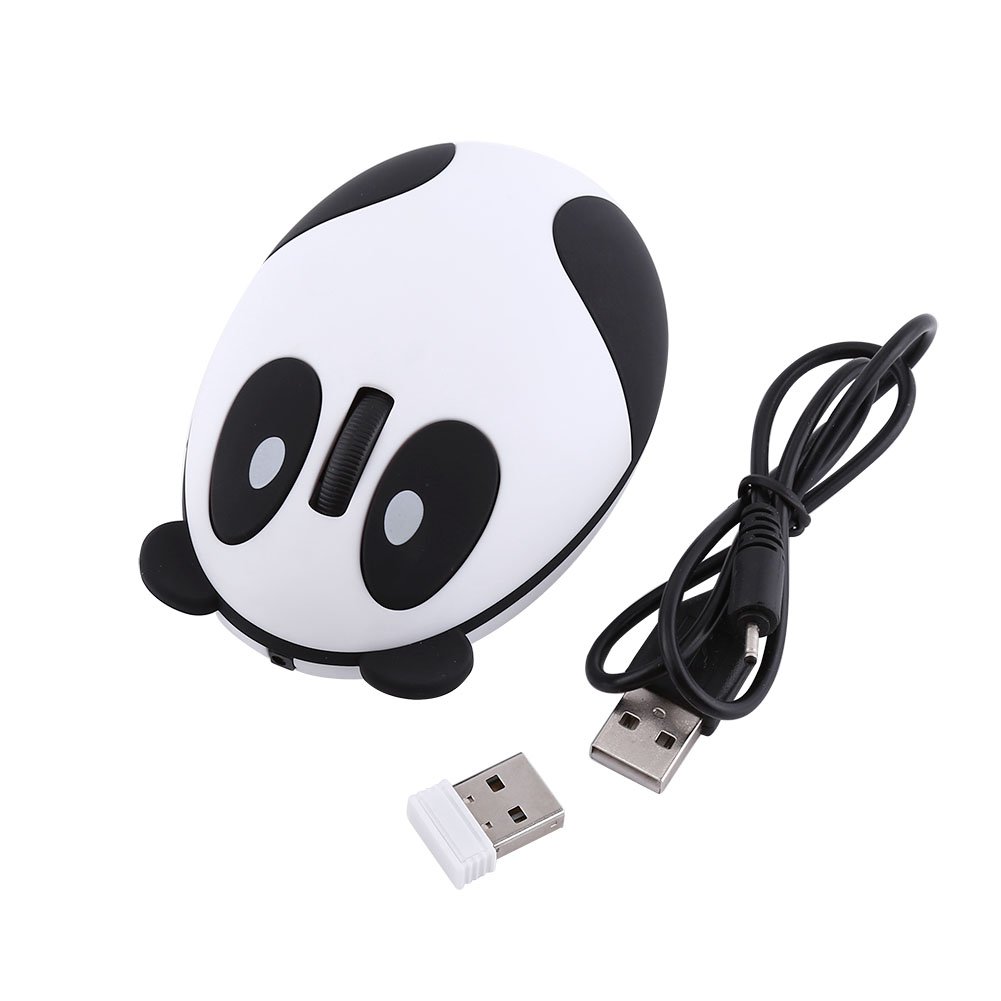 2.4GHz Wireless Optical Panda Mouse With Nano Receiver For Computer /Android /IOS Computer Supplies