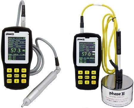 Phase II+ PHT-6010 Ultrasonic Portable Hardness Tester w/10kg Probe(manual) For surfaces with Ra below 600?in.