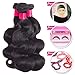VRVOGUE Brazilian Body Wave 100% Human Hair 7A Unprocessed Natural Color Brazilian Virgin