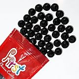 FirstChoiceCandy Black 1 Inch Gumballs 1 Pound Bag