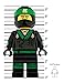 LEGO Ninjago 9009204 Sky Pirates Lloyd Kids Minifigure Light up Alarm Clock | Green/Black Plastic | 9.5 inches Tall | LCD Display | boy Girl | Official