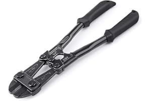 MAXPOWER 14-Inch Heavy Duty Bolt Cutter, Hardened Chrome Molybdenum Steel Blade, Ergonomic Rubber Handle