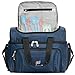 MOJECTO Cooler Bag-12x10x6.5-Inch.Two Insulated Compartments, Heavy Duty Polyester, High Density Insulation (Hot or Cold), 2 Heat Sealed Removable Peva Liner, Many Pockets, Strong Double Zipper