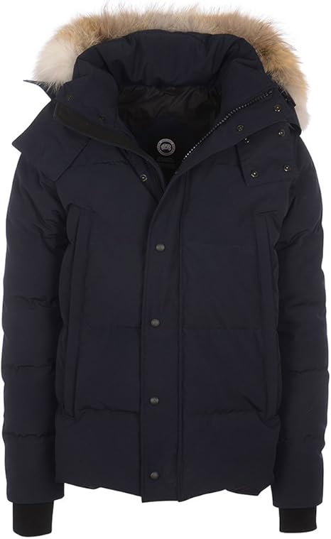 Canada Goose Mens Wyndham Parka in Blue: Amazon.co.uk: Clothing
