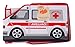 Clever Creations Kids Collapsible Storage Organizer and Ottoman, Perfect Vehicle Themed Toy Chest for Storing Books, Shoes, Games and More, Ambulance