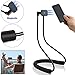 R&L Lazy Neck Phone Holder - Flexible Cell Phone & Tablet Bracket with Magnets/Magnetic Mount - for Table & Bed Use - Universal Stand for Mobile Device - Samsung iPhone Ipad Fire Kindle