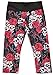 Sister Amy Women's Child Size Printed Workout Running Capri Pant Crop Legging Angry Skull L