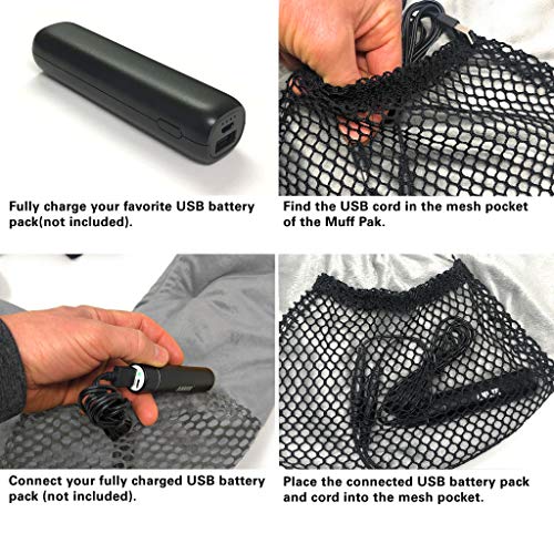 Hunter Safety System Muff Pak Hand Warmer, Black, Heated Pricepulse