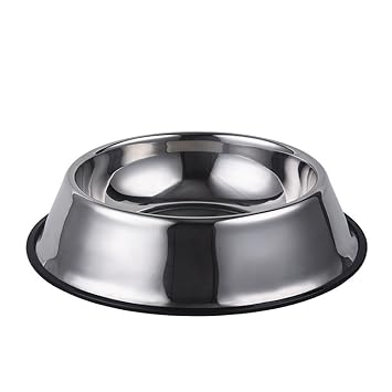 MUNCHOS Stainless Steel Dog Feeding Bowl, No.2, 450 ml
