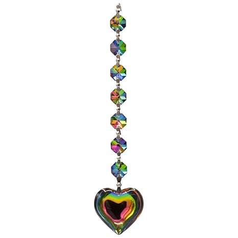 Find Something Different Feng Shui FensterdekorationCrystal Aurora Heart