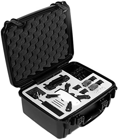 DJI Spark "Fly More Combo" Case By Drone Crates - Hard Shell, Waterproof, Airtight,