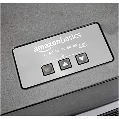 Amazon Basics Portable EcoSmart Space Heater Black Pricepulse