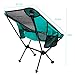 Greatiem Folding Camping Chair Portable Lightweight Backpack Chairs Compact Heavy Duty Carry Bag Hiking Picnic Beach Camp Backpacking Outdoor Festivals (Cyan)