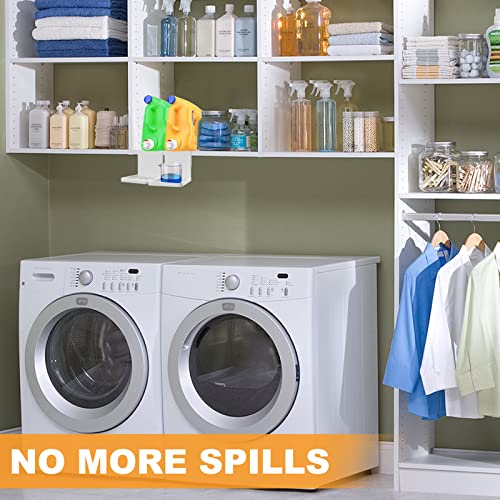 [2 Pack] Laundry Detergent Cup Holder Drip Tray Catcher Tidy Cups Soap