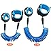 Anti Lost Wrist Link [2 Pack] 1.5M & 2.5M Safety Velcro Wrist Link for Toddlers, Children & Kids (Blue) by Blisstime