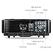 Portable Video Projector Full HD Home Theater Cinema Projectors Native 720P Support 1080P 2500 Lumens 200