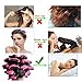 20Pcs Magic Pillow Cloth Hair Roller Flexible Foam Sponge No Heat Nighttime Hair Curlers DIY No Harm Night Hair Rollers Styling Tool For Women-Green