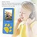 Aniee MP3 Player for Kids 8GB Lightweight Music Player with FM Radio/Video/Voice Recorder & Photo Viewer, Support Up to 64GB, 1.8 Inch TFT Screen MP3 Music Player, Blue