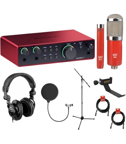 Amazon.com: Focusrite Scarlett 2i2 Studio 3rd Gen USB Audio