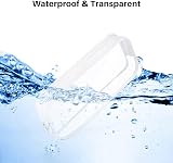 CHEERYMAGIC Clear Pencil Case Clear Exam Pencil Pouch PVC Zippered White view 5