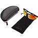Shieldo Polarized Sports Sunglasses For Men And Women Shooting Running Cycling Fishing, Mirrored Integrated Polarized Lens Unbreakable Frame SDH003