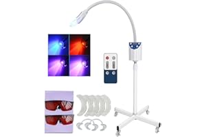 AZTCLIGHT Pevor Dental Teeth Whitening Lamp Teeth Whitener 8 LED Cold Light Teeth Bleaching System Tooth Bleaching Accelerator Set LED Teeth Whitening Machine
