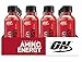 OPTIMUM NUTRITION ESSENTIAL AMINO ENERGY Ready-To-Drink, Fruit Punch, Keto Friendly BCAAs, Preworkout and Essential Amino Acids with Green Tea and Green Coffee Extract, 16 Fl Oz (Pack of 12)