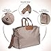 Momcozy Breast Pump Bag, Large Capacity Diaper Bag Nappy Tote for Travel (Brown) - Wide Open & Waterproof, Fits Most Brands Breast Pumps Like Spectra, Lansinoh, Philips Avent etc.