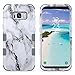 ULAK Galaxy S8 Plus Case, Anti Slip S8 Plus Case Shock Resistance Protective Cover for Samsung Galaxy S8+ Plus (2017) with Hybrid High Soft Silicone + Hard PC Case(Artistic-Marble Pattern)