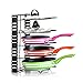 Houzemann Adjustable Pan Organizer Rack, Foldable Pot Racks for Kitchen Pot Lid Holder Lid Rest Pan Rack Lid Organizer Bakeware Holder Cookware Organizers Kitchenware Rack