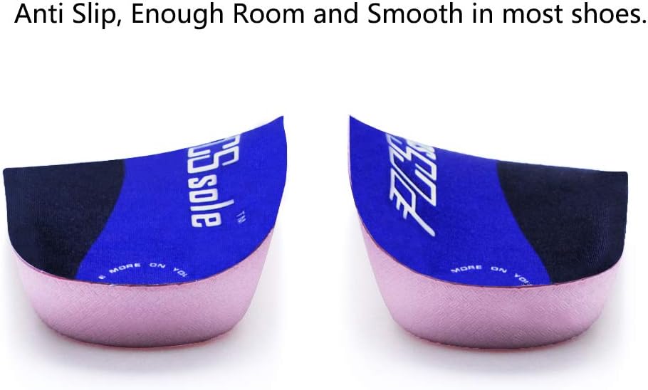 PCSsole 3/4 Orthotics Shoe Insoles High Arch Supports Shoe Inserts for Plantar Fasciitis, Flat Feet, Over-Pronation, Relief Heel Spur Pain  (S:Men5-6/Women6-7): Health & Personal Care