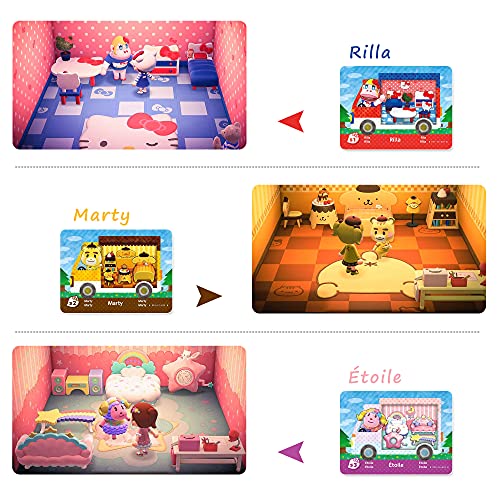 Uniq Fliker 6 pcs Collaboration Pack for Animal Crossing New Horizons