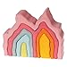 Grimm's Coral Reef Wooden Undersea Arches Nature Blocks Nesting Stacking Puzzle Toy