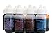 Alumilite Colorants Complete Set Of Nine (9) Liquid Pigment Dye