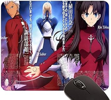 Schone Madchen Archer Armor Kleid Fate Stay Night Saber Yoshimi Masaru Tattoo Toosaka Rin Waffe Mauspad 22 X 18 Cm Amazon De Computer Zubehor