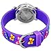 Vavna Best Seller Girls Boys Waterproof 3D Watch Cute Cartoon Digital Wrist watches Kids Children Christmas Gift Time Learning (Butterfly Purple)
