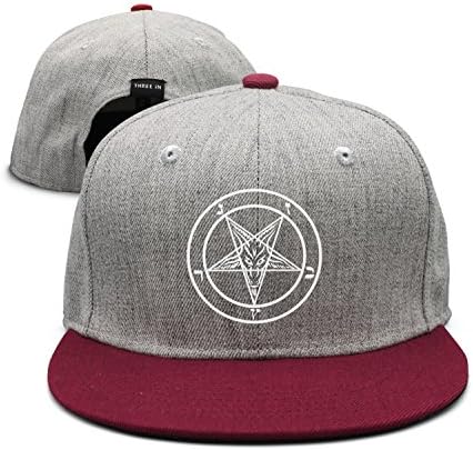 HRTER HRGW Low Profile Demon Sigil of Baphomet Hip Hop Hat Baseball Cap For Unisex