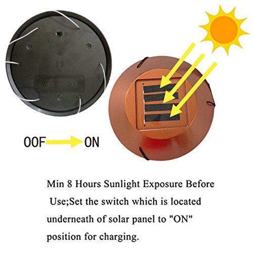 image for Youyuan LED Solar Wind Chime - Outdoor Waterproof Solar Powered LED Ch