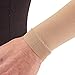 Ames Walker AW Style 7061 Lymphedema Armsleeve w Silicone Band - 20-30 mmHg Firm Compression, Sand Medium - Manage Edema Swelling Post Mastectomy Conditions - Comfortable Fabric