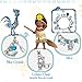 Tacobear Necklace for Moana Bracelet Hair Clips, Cosplay Costume Accessories for Adults and Kids Movie Gift for Girls